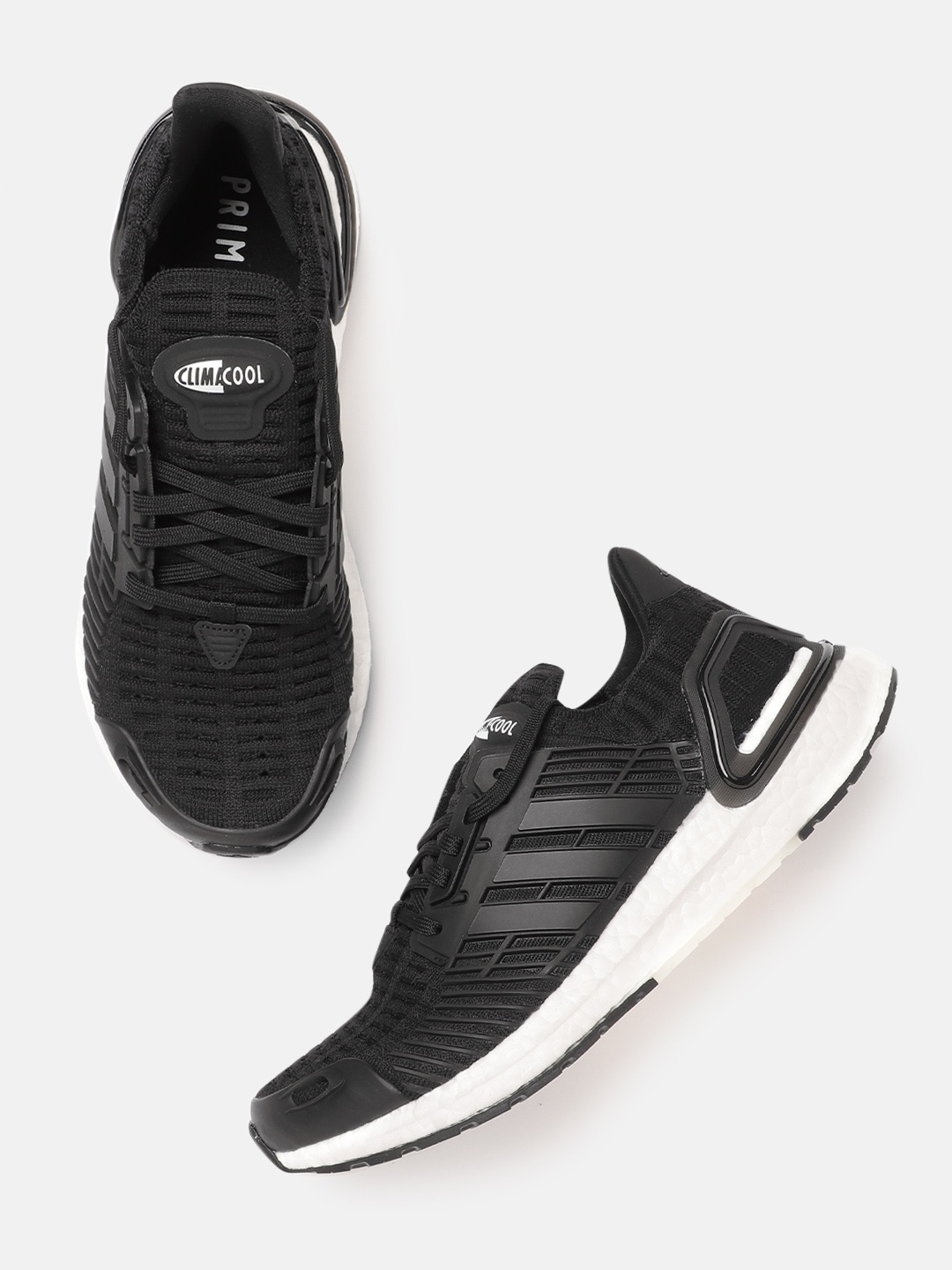 

ADIDAS Men Black Woven Design Ultraboost DNA CC_1 Running Shoes