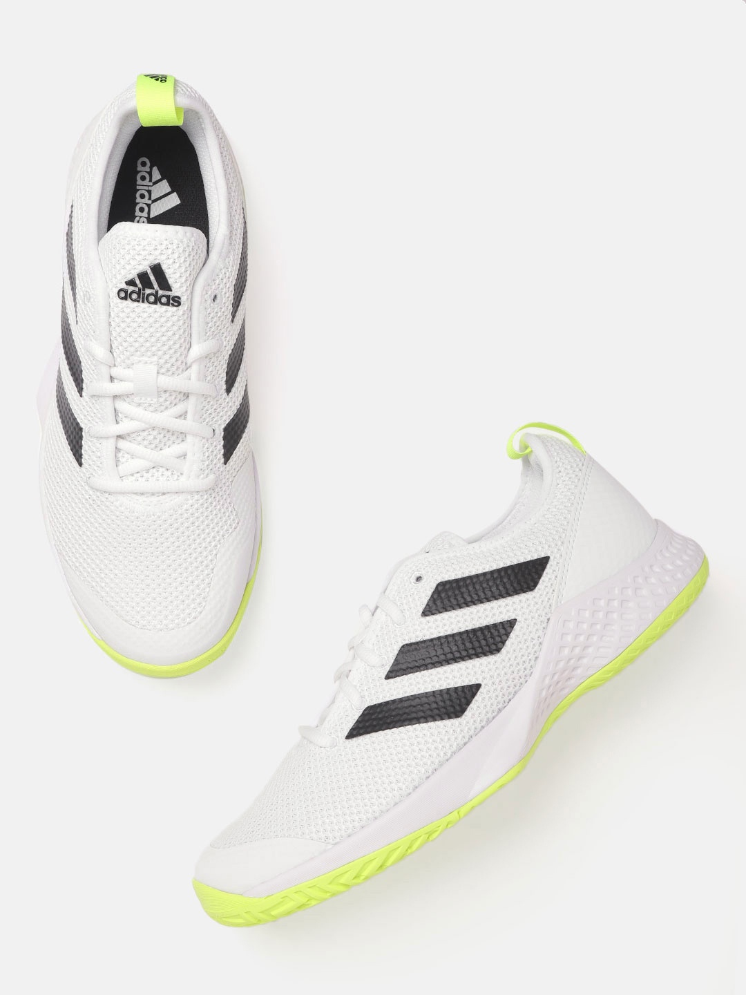 

ADIDAS Men Navy Court Control APAC Halo Tennis Shoes, White