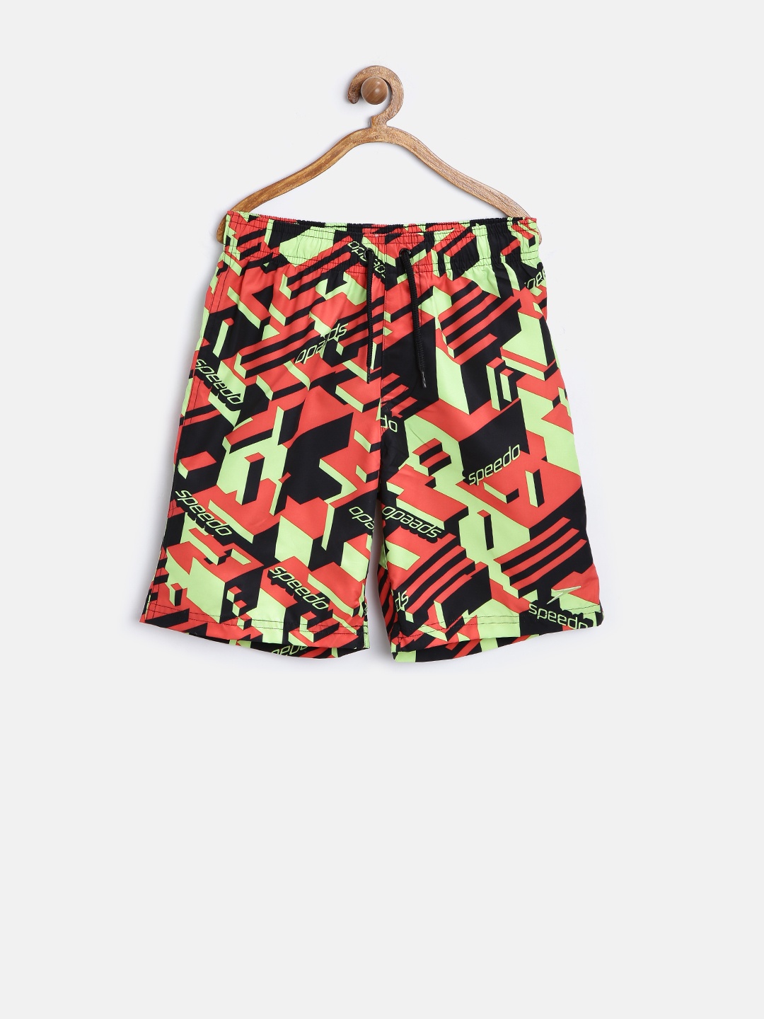 

Speedo Boys Red Printed Swim Shorts 8078579671