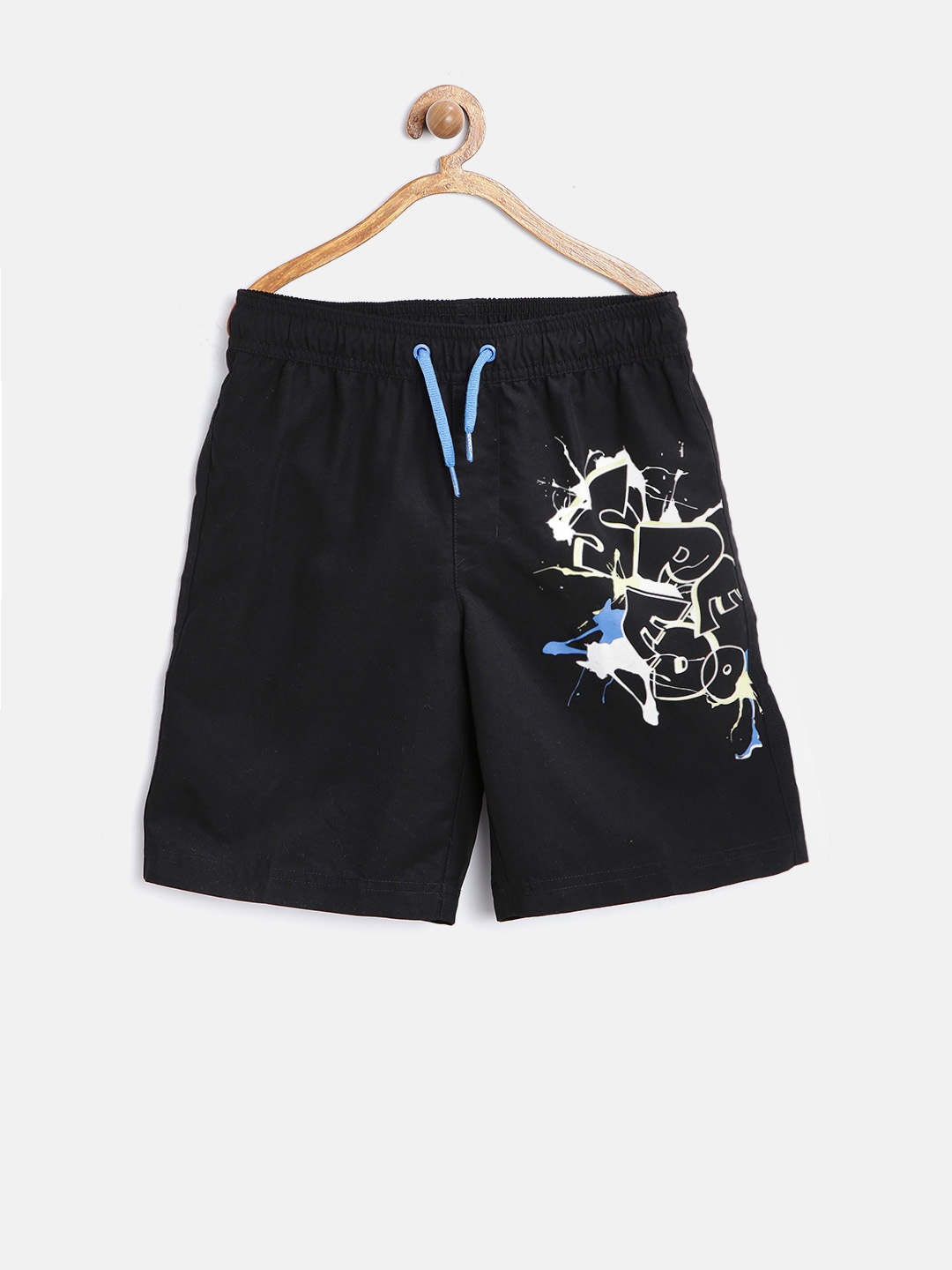 

Speedo Junior Boys Black Printed Swim Shorts 8078587669
