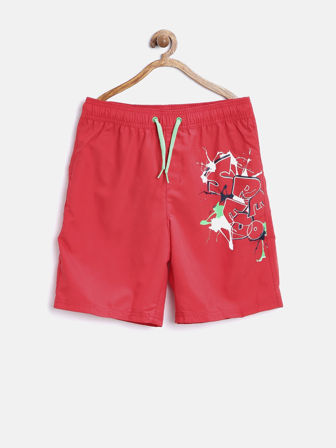 

Speedo Junior Boys Red Printed Swim Shorts 8078588037