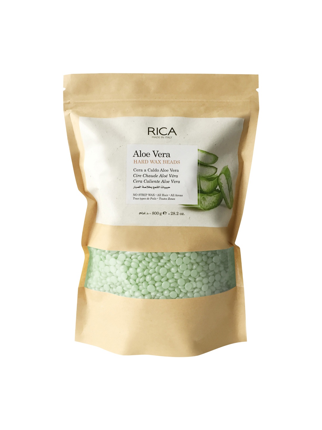 

RICA Cream-Coloured Aloe Vera Hard Wax Beads 800g