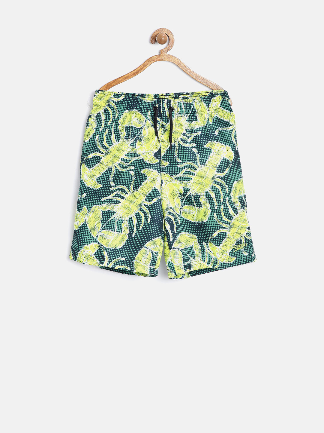 

Speedo Junior Boys Green & Navy Lobster Print Swim Shorts 807857A174
