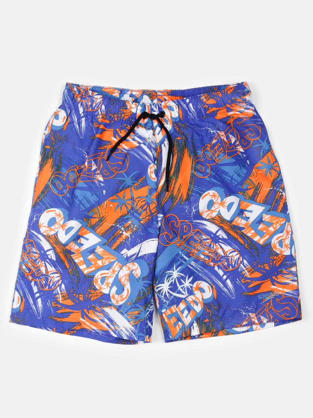 

Speedo Boys Blue Printed Beach Shorts