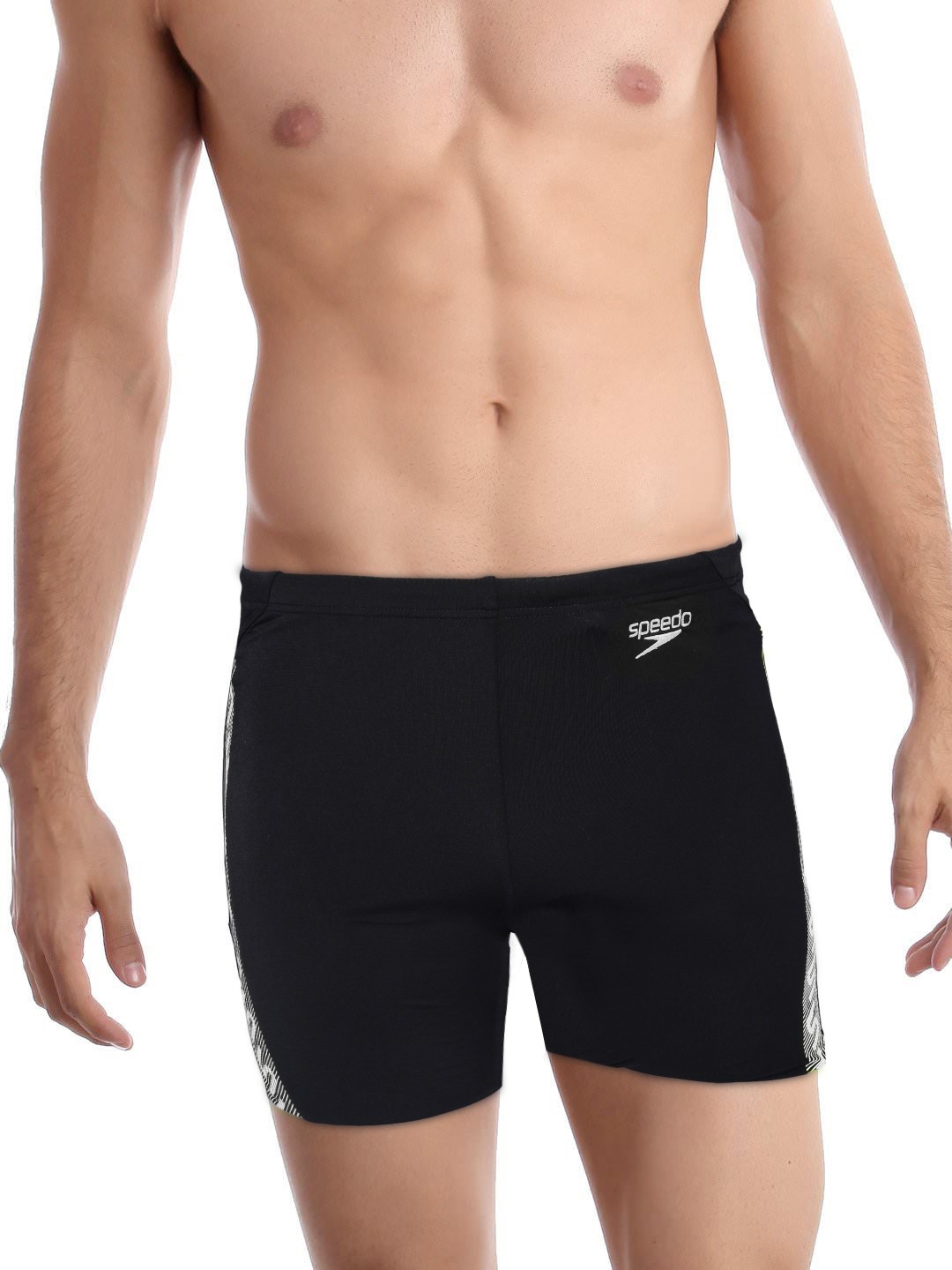 

Speedo Men Black Printed Swim Shorts 8087423503
