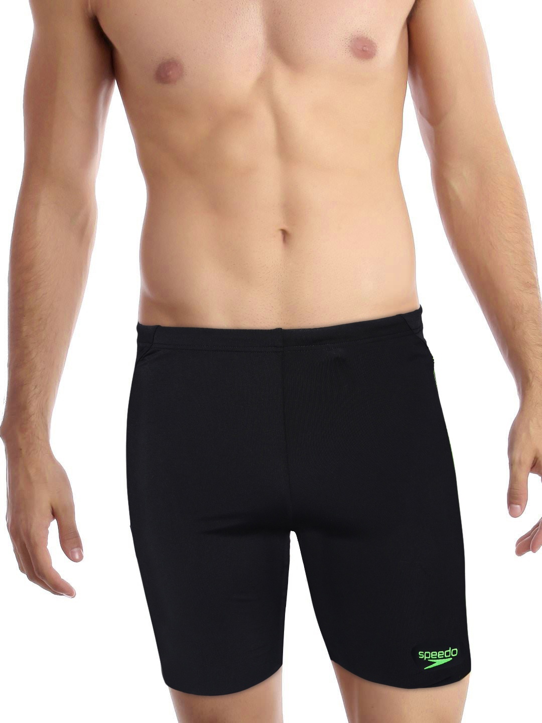 

Speedo Men Black Printed Swim Shorts 809529A763