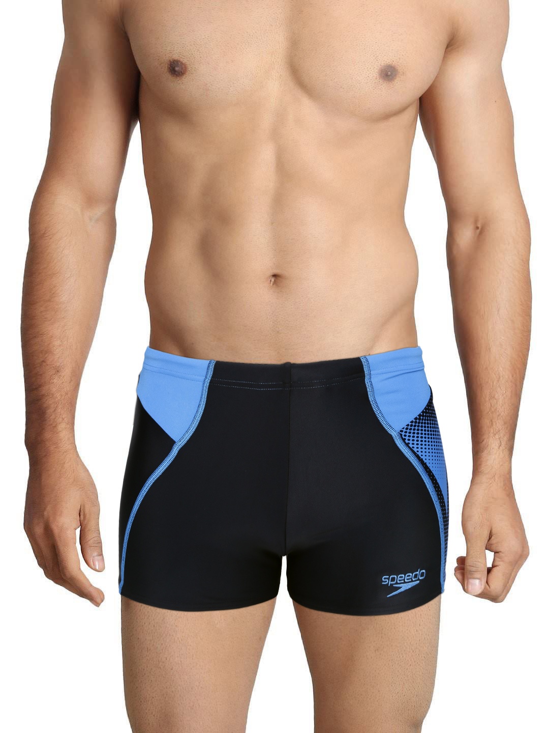 

Speedo Men Blue Aquashort Swimming Trunks