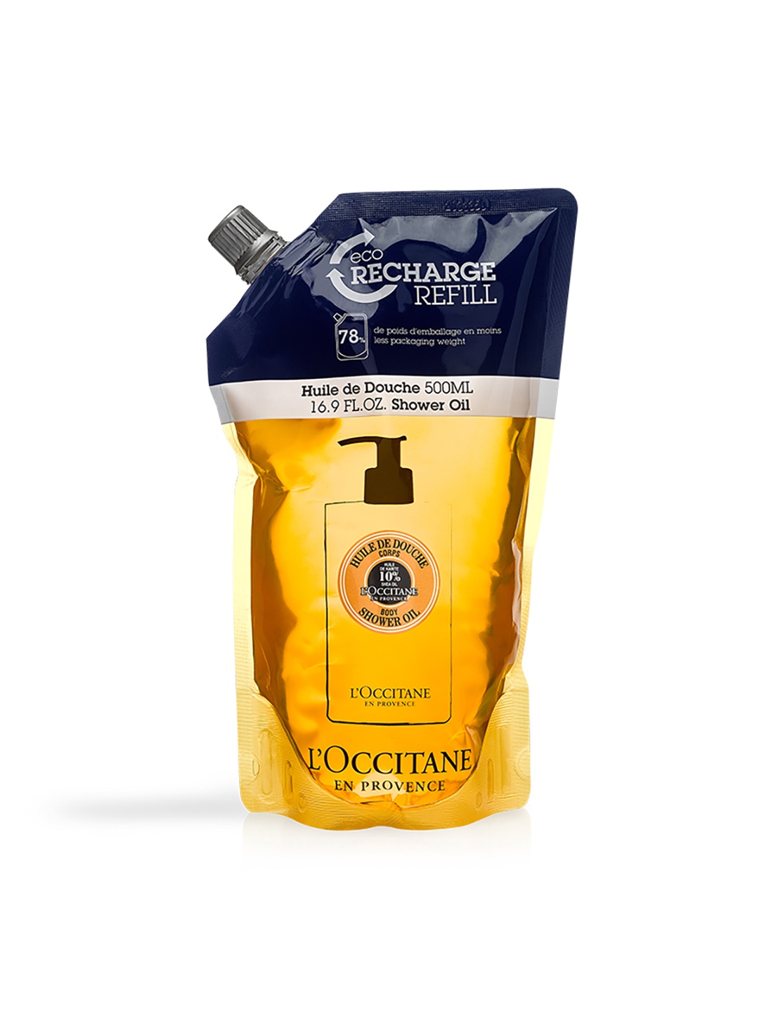 

LOccitane en Provence Shea Shower Oil Refill 500ml, Transparent