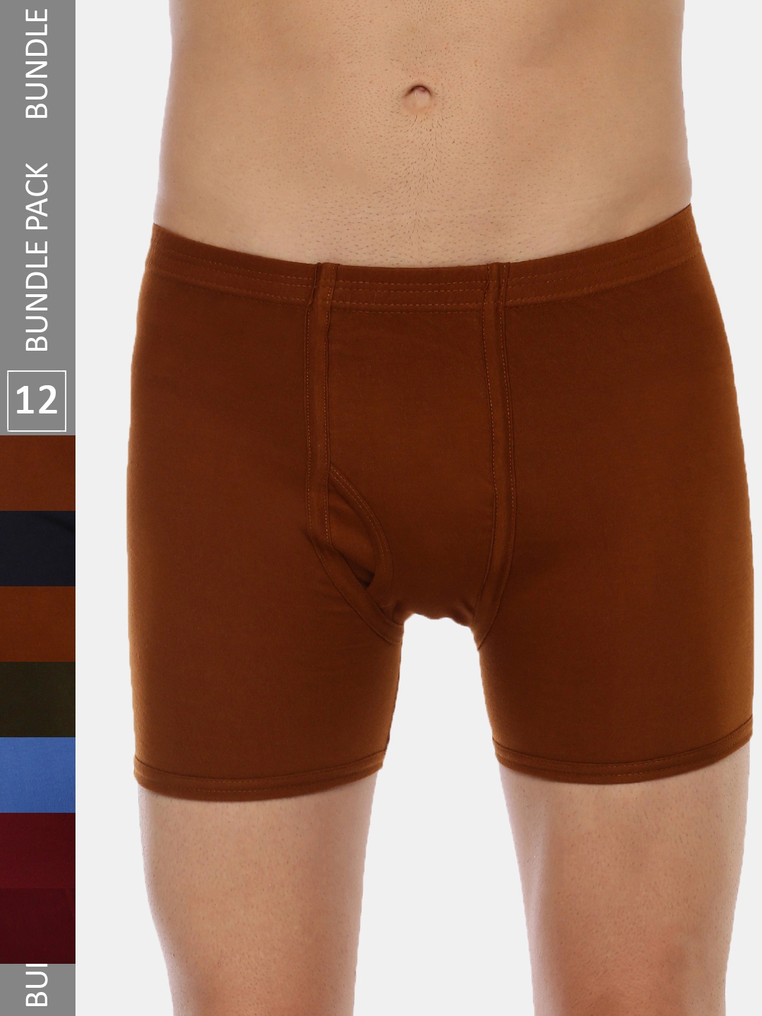 

Dollar Lehar Combed Cotton Men Pack Of 12 Trunks MLHTR-05, Assorted