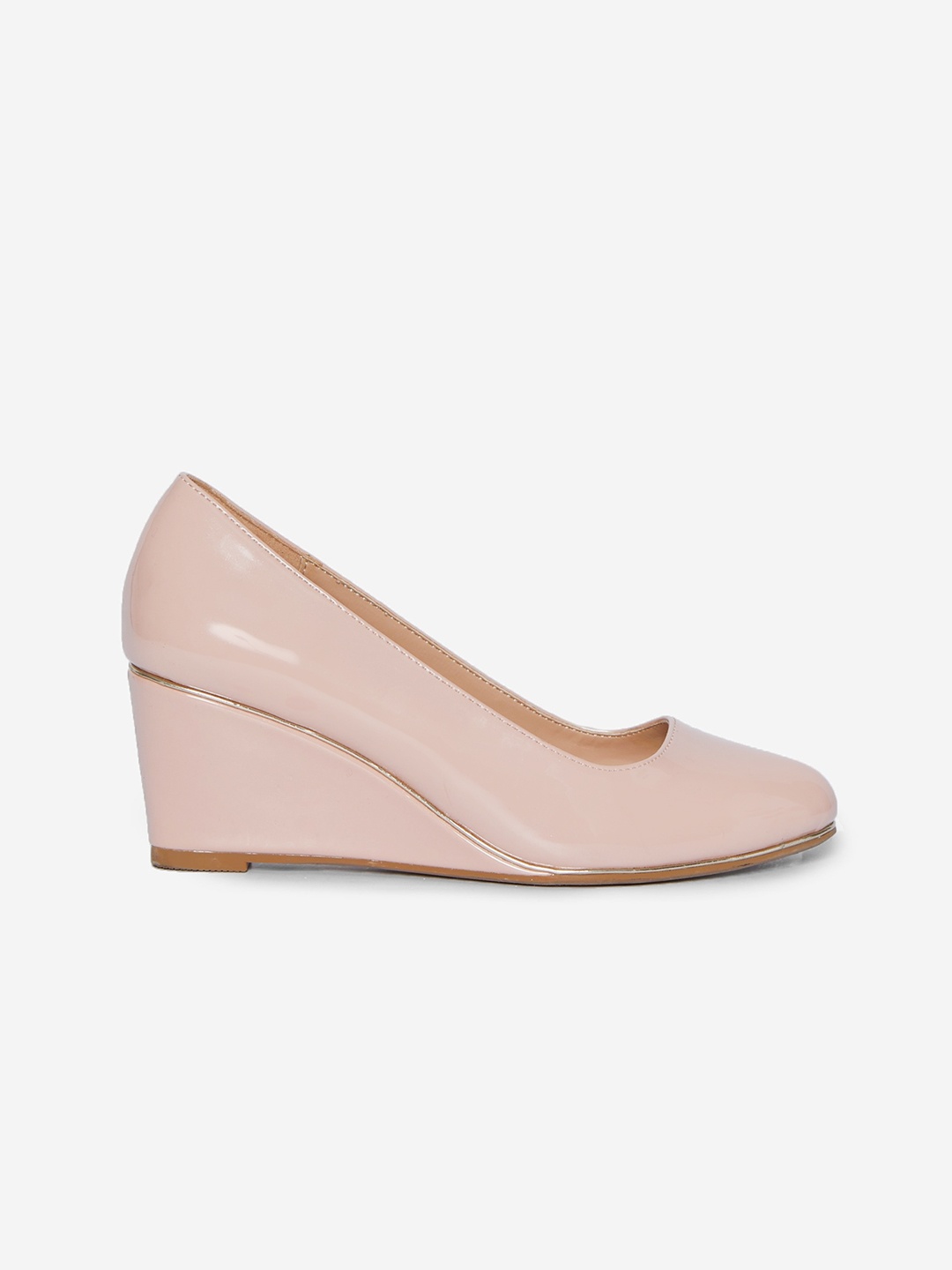 

DOROTHY PERKINS Women Peach-Coloured Comfort Fit Solid Pumps