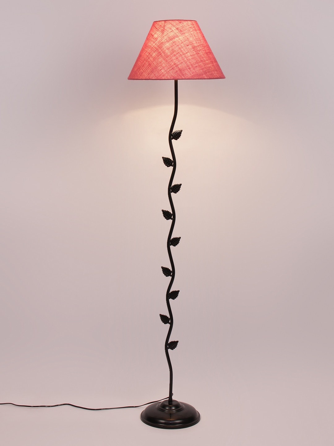 

Devansh Pink Solid Traditional Club Lamp