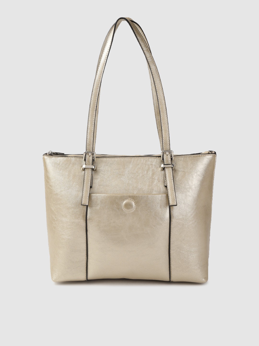 

Marks & Spencer Muted Gold-Toned Solid Shoulder Bag