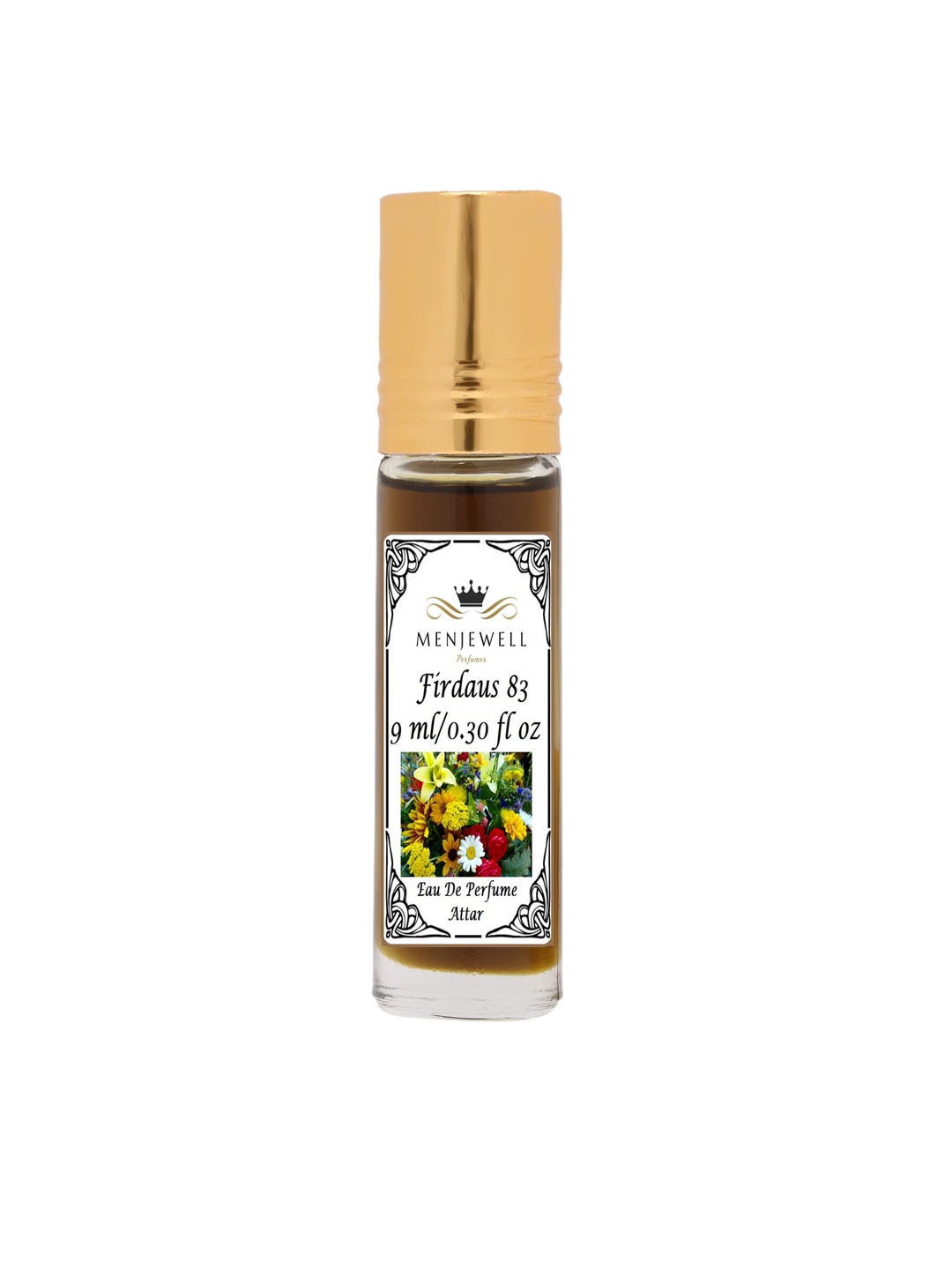 

Menjewell Firdaus 83 Attar Perfume 9ml, Transparent