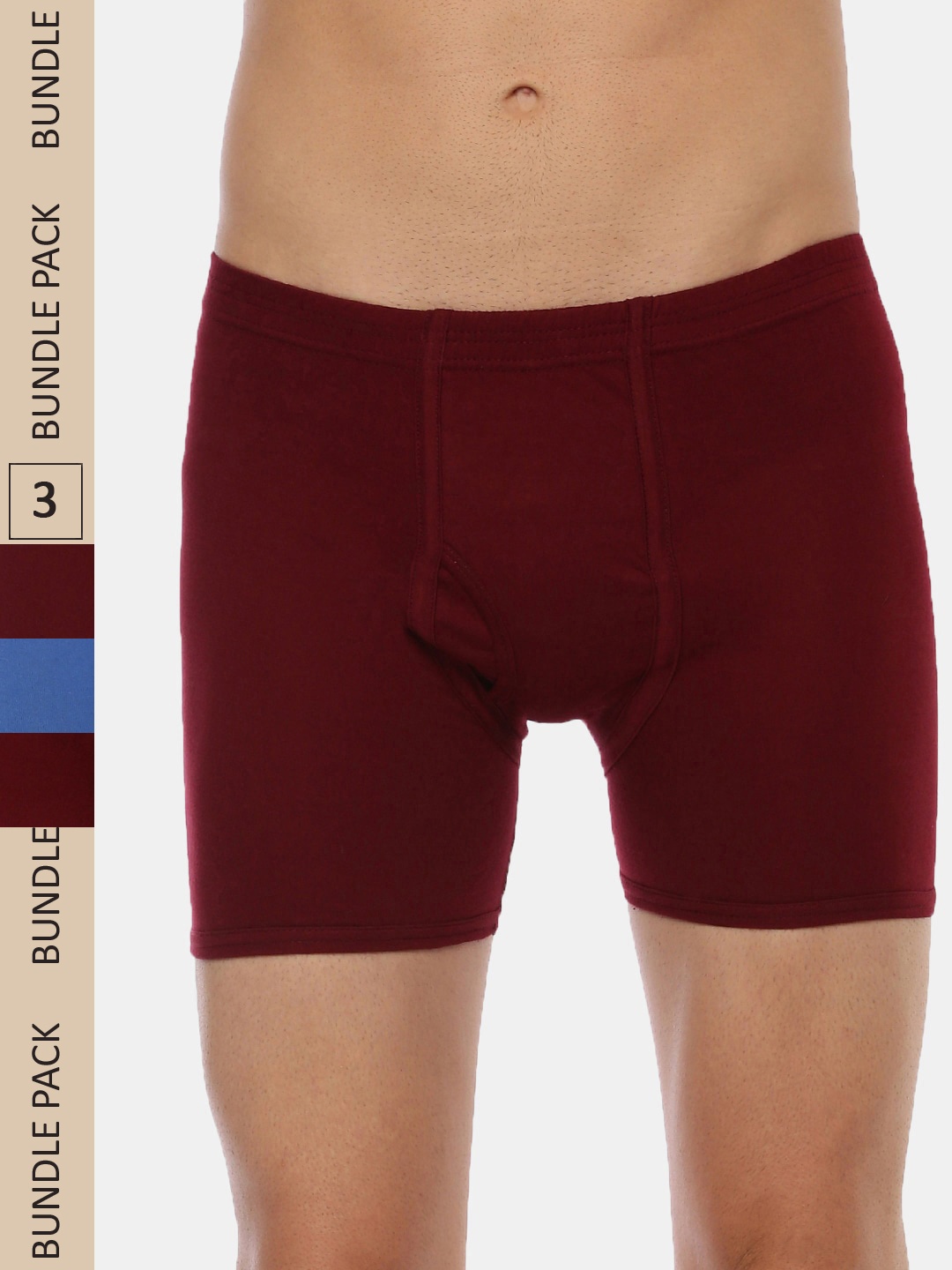 

Dollar Lehar Combed Cotton Men Pack Of 3 Trunks MLHTR-05-PO3-ASST2, Assorted