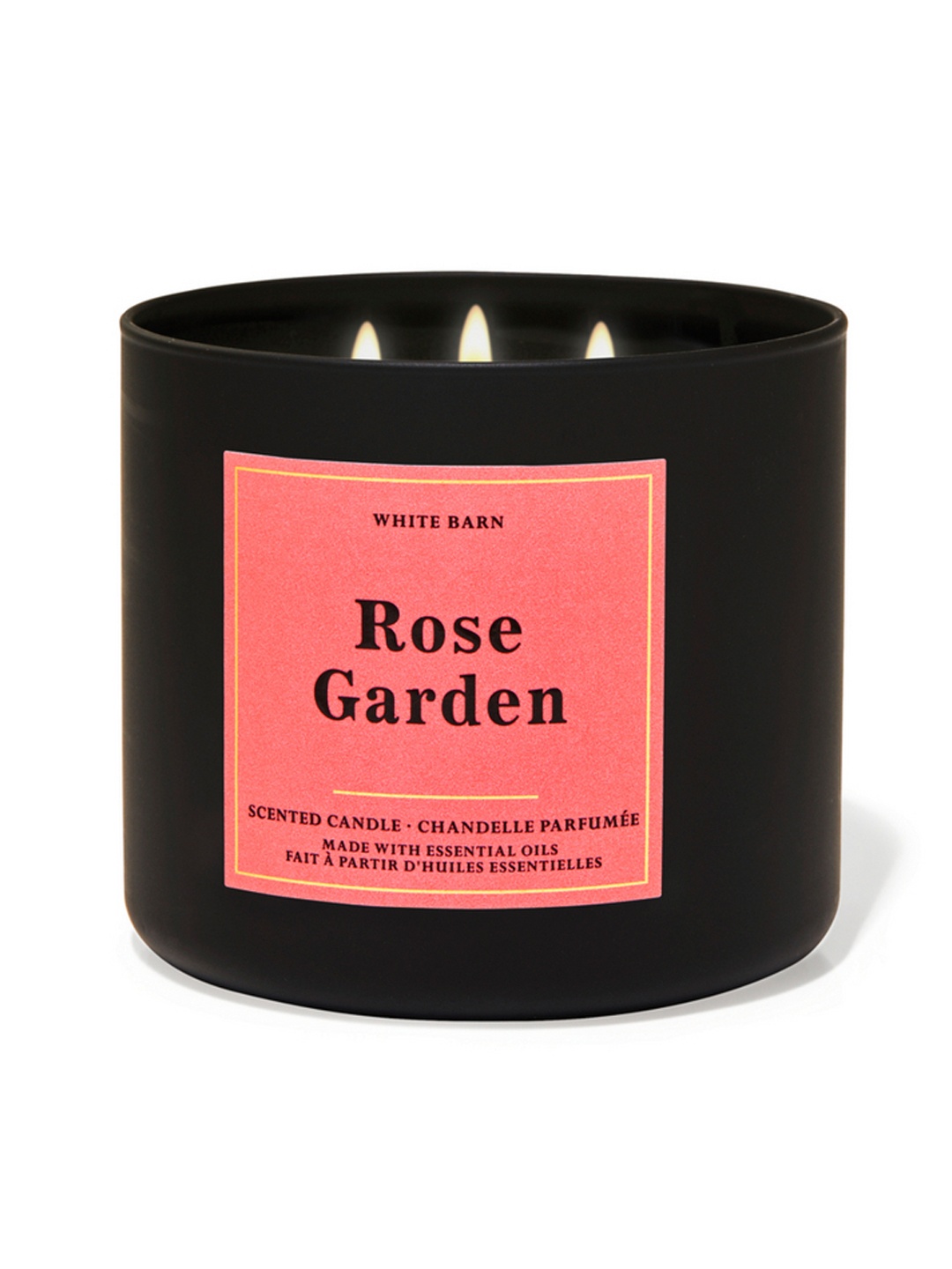 

Bath & Body Works Rose Garden 3-Wick Candle, Pink