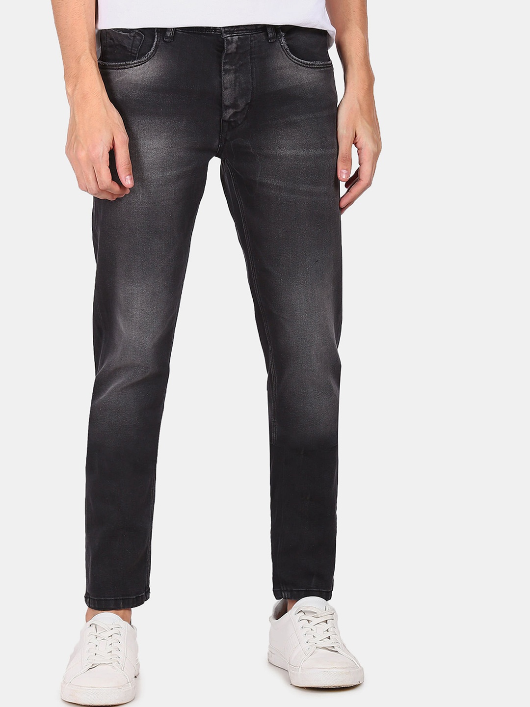 

Flying Machine Men Black Slim Fit Jeans