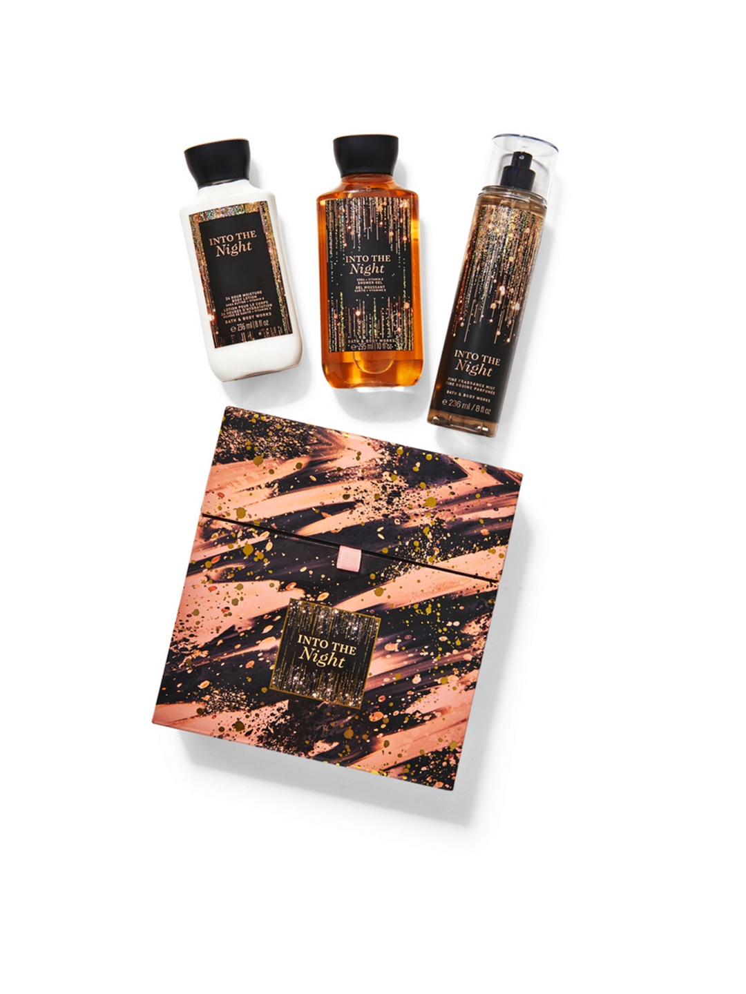 

Bath & Body Works Into The Night Mini Gift Box Set, Black