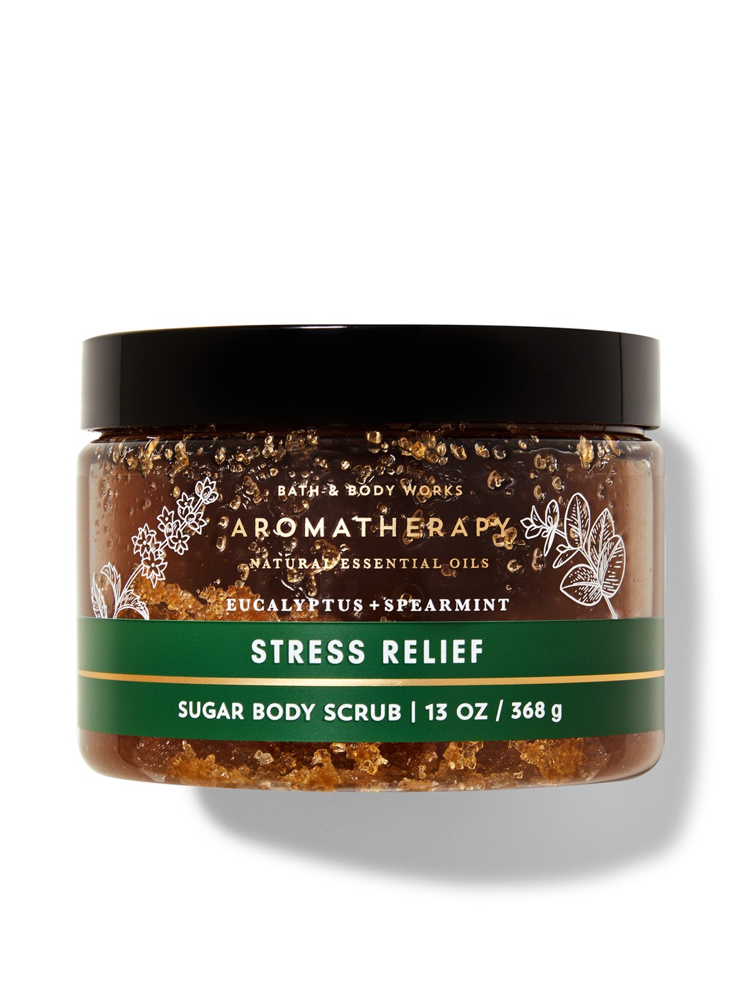 

Bath & Body Works Eucalyptus Spearmint Stress Relief Sugar Body Scrub 368 g, Brown