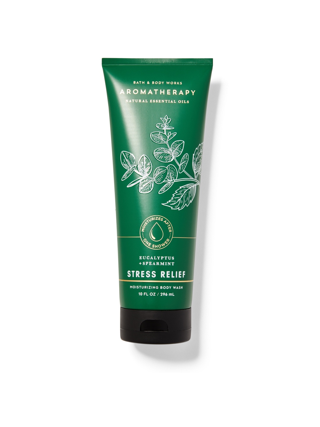 

Bath & Body Works Unisex Eucalyptus Spearmint Stress Relief Moisturizing Body Wash 296 ml, Green