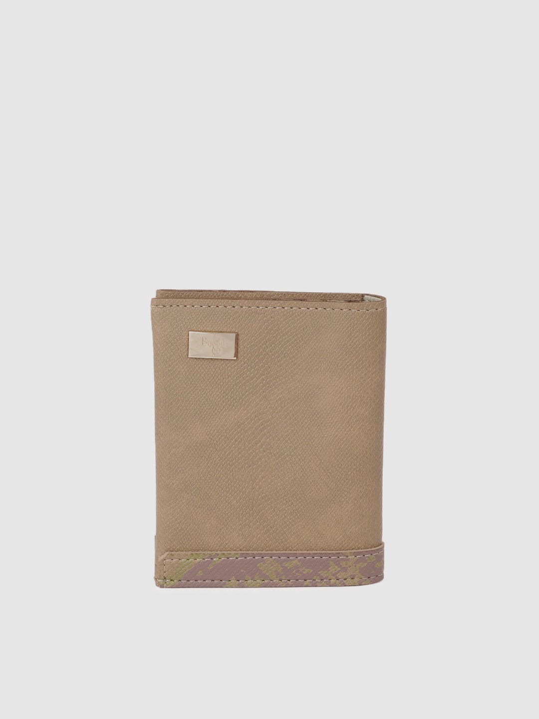 

Baggit Women Beige Solid Card Holder