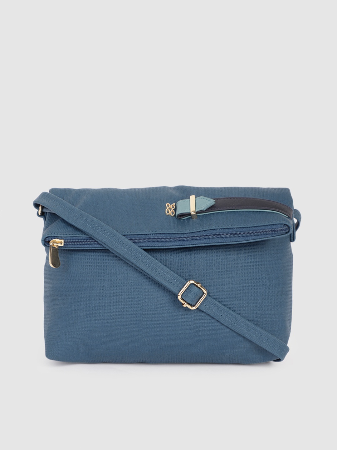 

Baggit Blue Solid LXE SNOWDROP E BRODEY Sling Bag