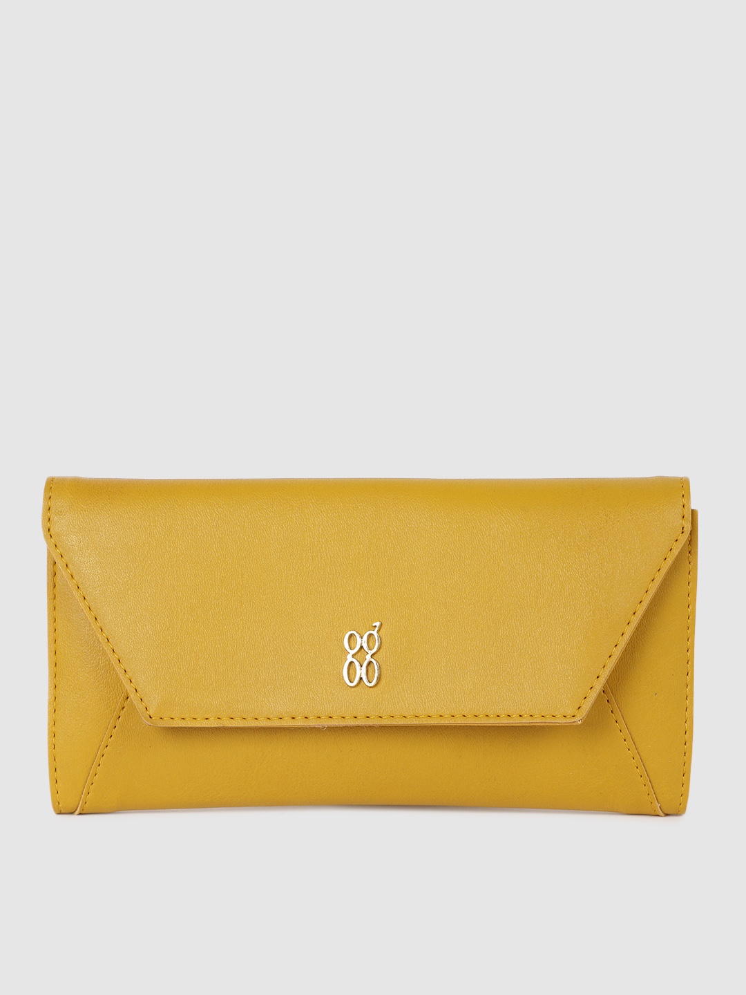 

Baggit Women Yellow Solid Two Fold Wallet