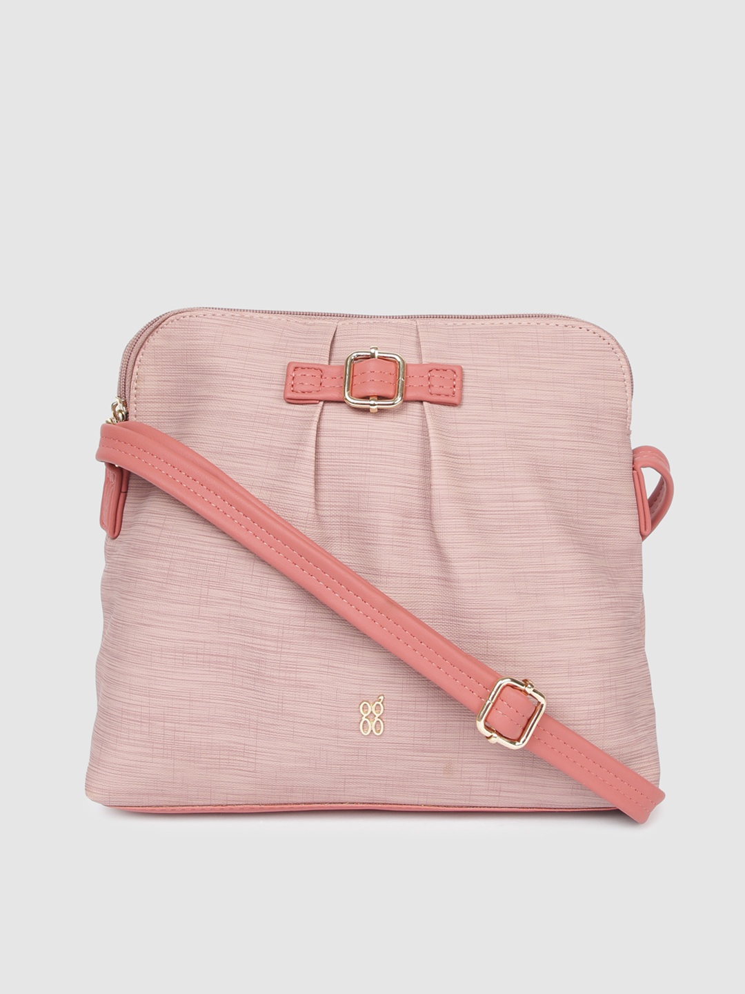 

Baggit Women Pink Solid Sling Bag