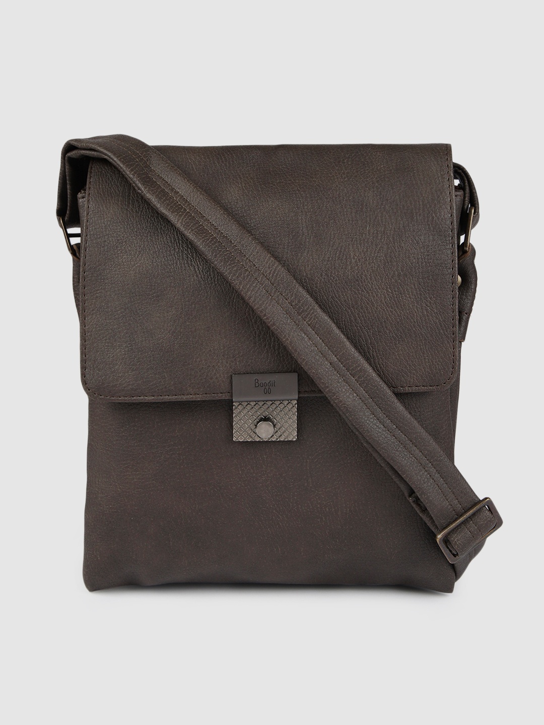 

Baggit Men Brown Solid WEDDY Messenger Bag