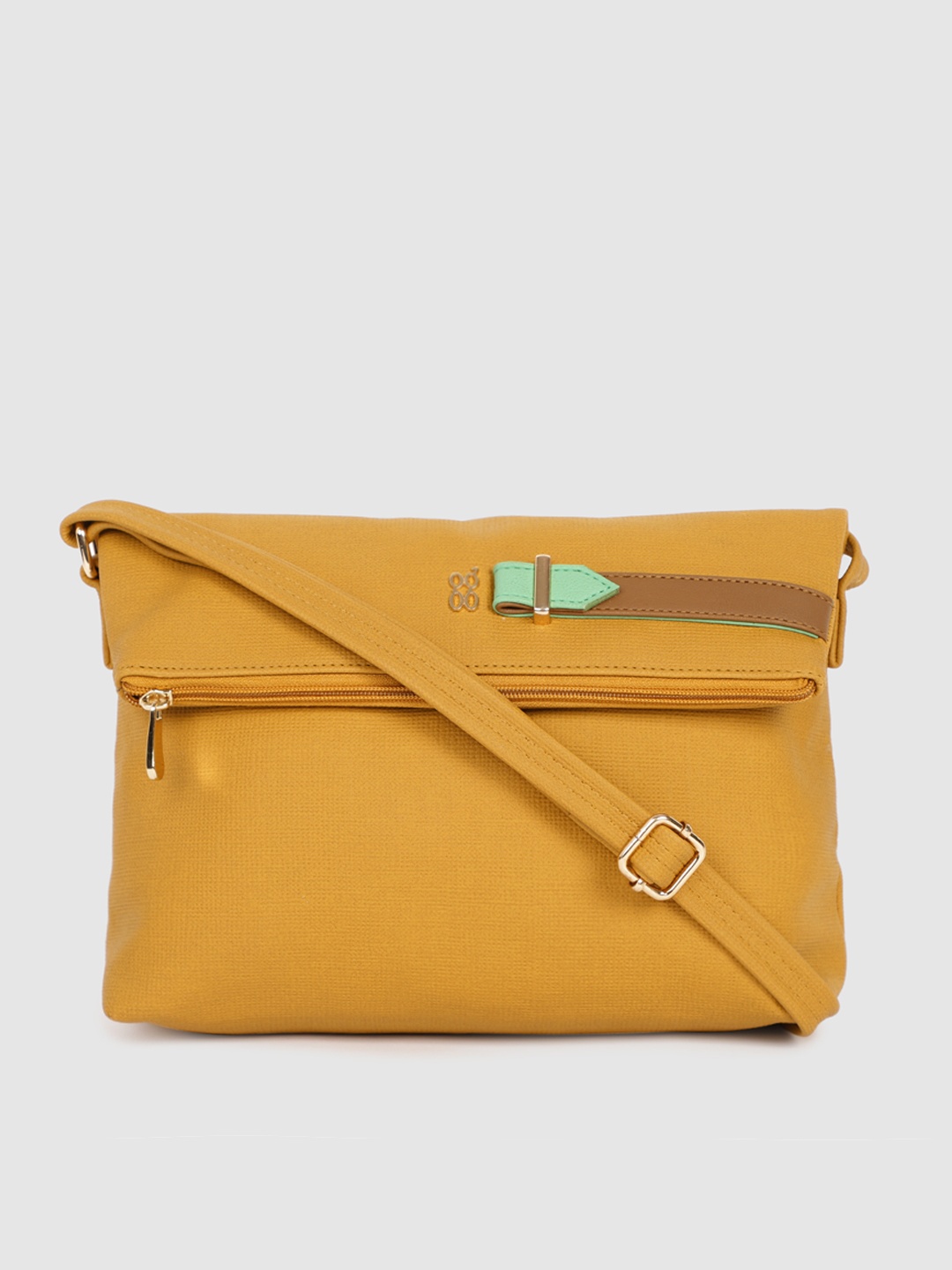 

Baggit Yellow Solid SNOWDROP E BRODEY Sling Bag