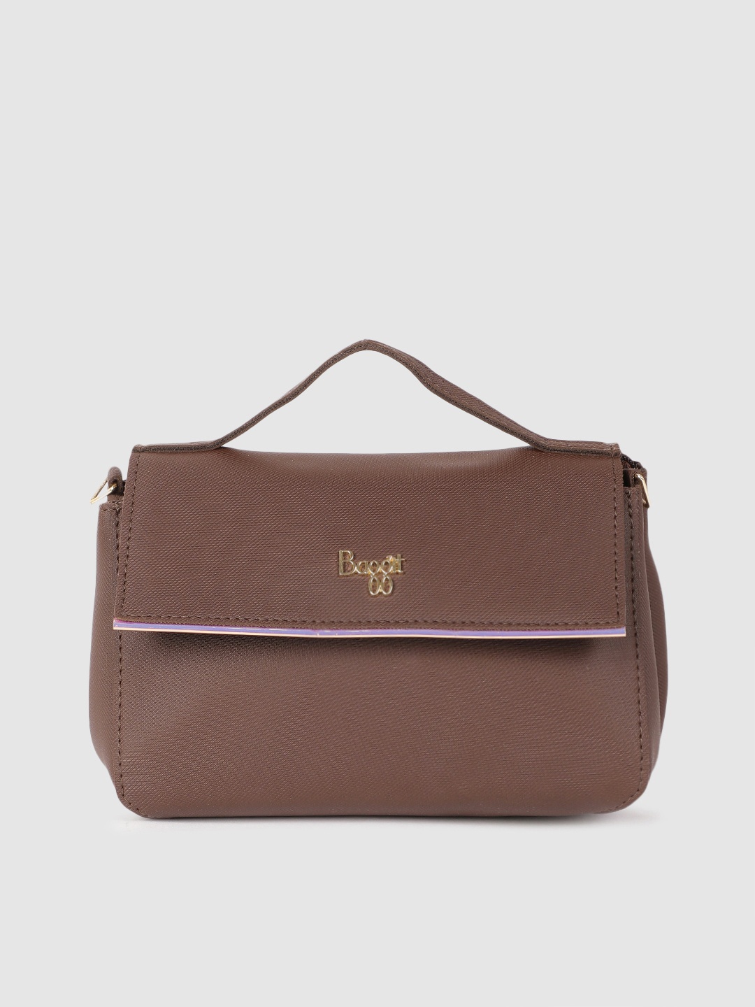 

Baggit Brown Solid Satchel