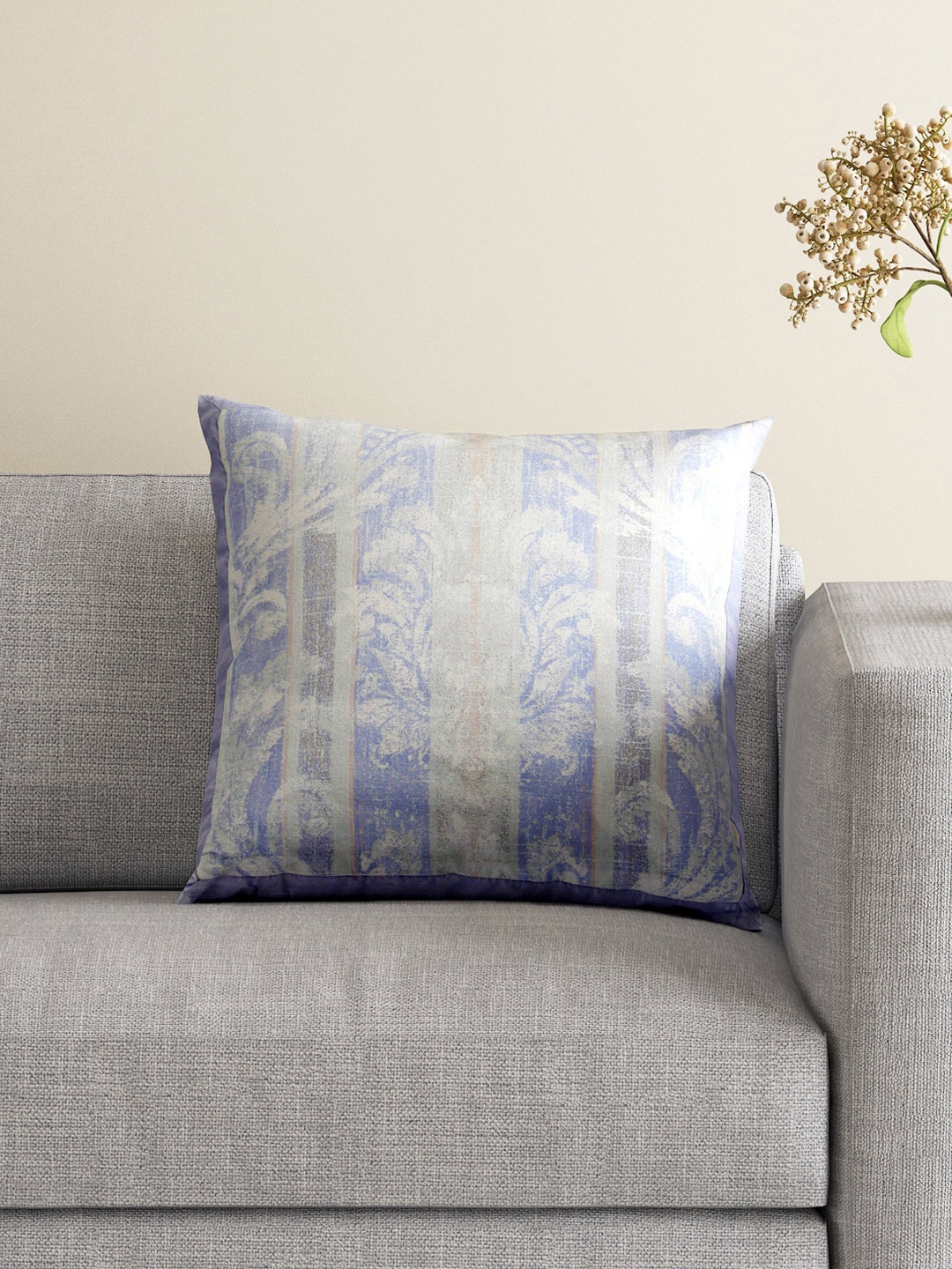 

MASPAR Blue Single Printed 18'' x 18'' Square Cushion Cover