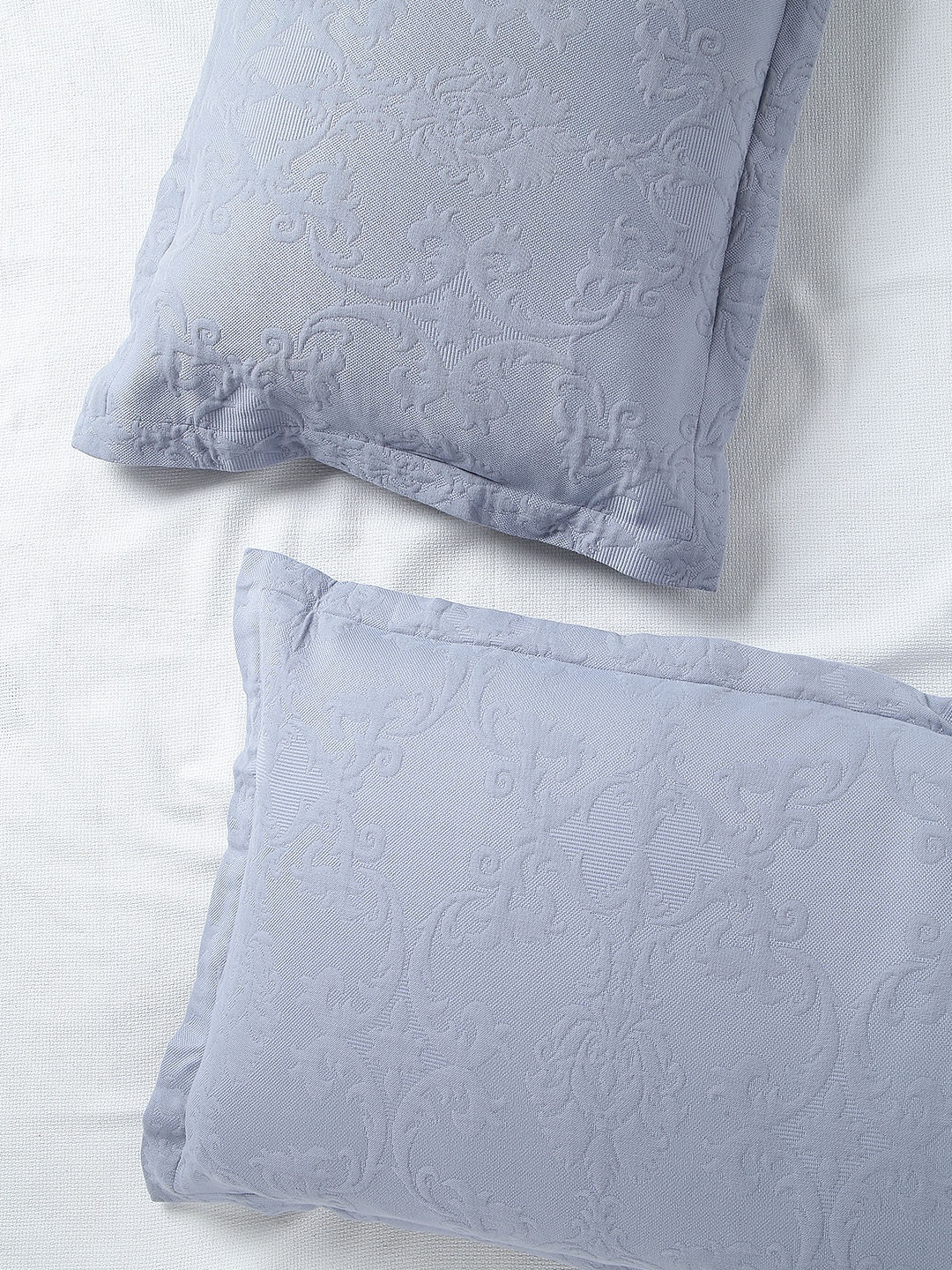 

MASPAR Set of 2 Blue 20'' x 30'' Rectangular Pillow Sham Covers