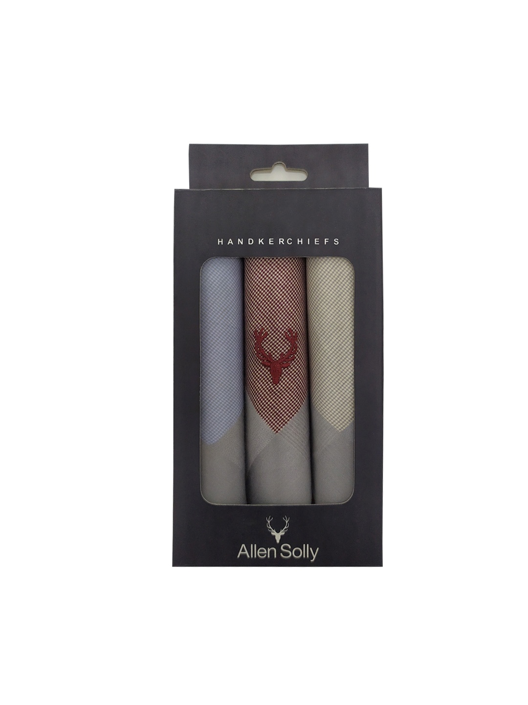 

Allen Solly Men Pack Of 3 Solid Handkerchief Gift Set, Beige