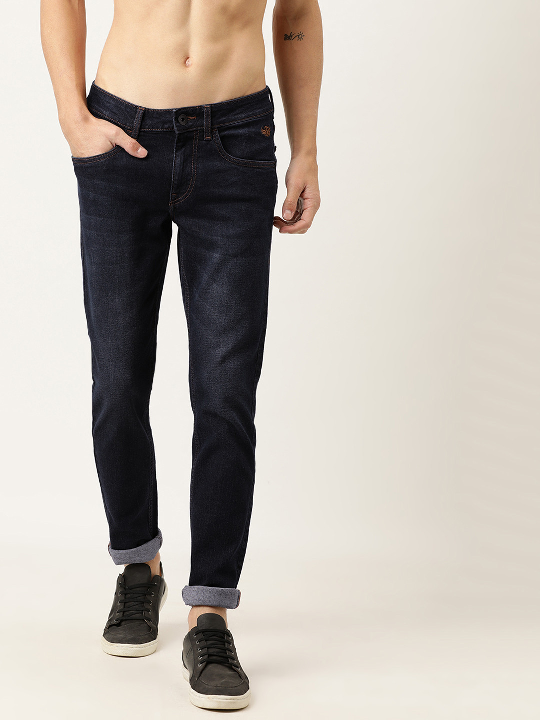 

Flying Machine Men Blue Jackson Skinny Fit Low-Rise Clean Look Stretchable Jeans