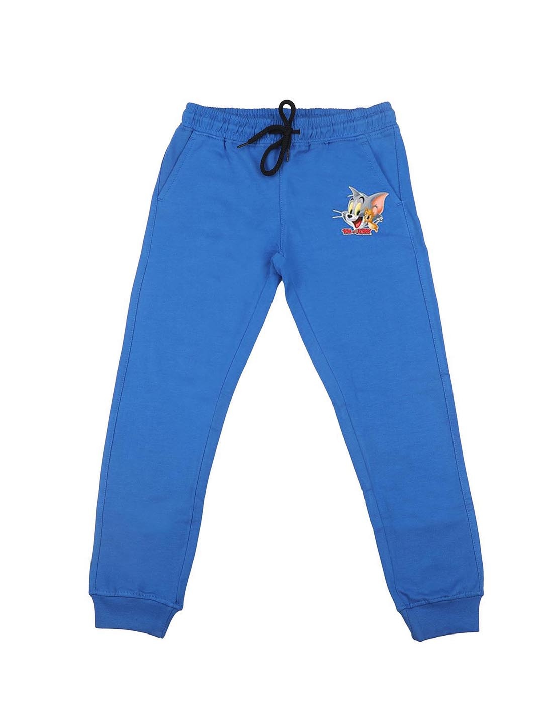 

Tom & Jerry Boys Blue Solid Joggers