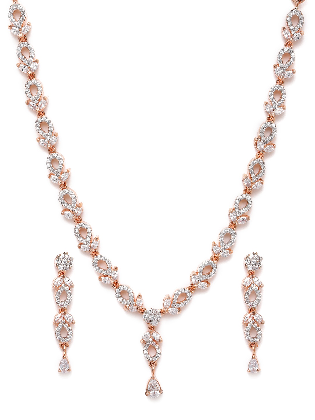 

AccessHer Gold-Plated AD-Studded Handcrafted Jewellery Set