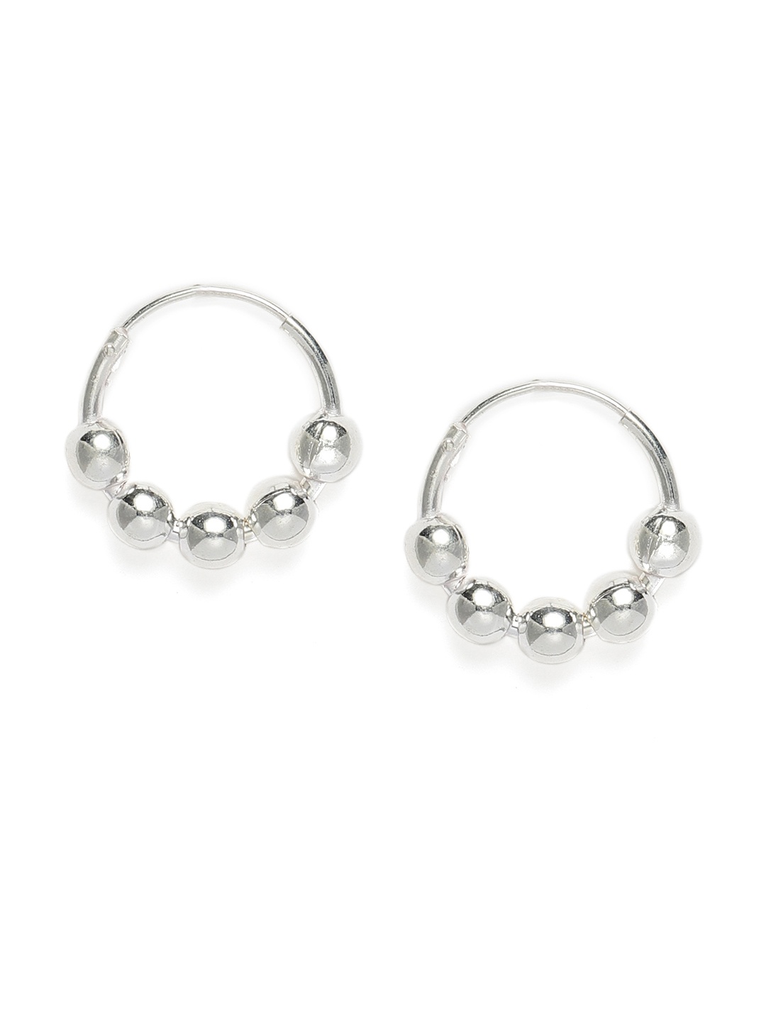 

ZAYN 92.5 Sterling Silver-Plated Circular Hoop Earrings