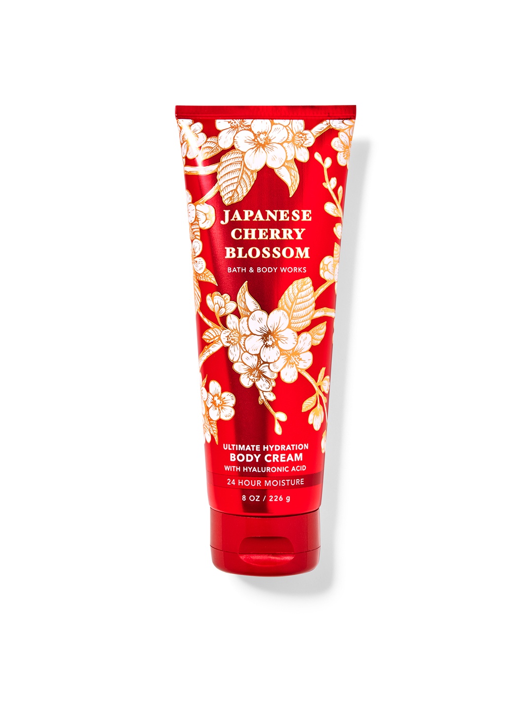 

Bath & Body Works Japanese Cherry Blossom 24Hr Moisture Ultra Shea Body Cream 226 g, Red
