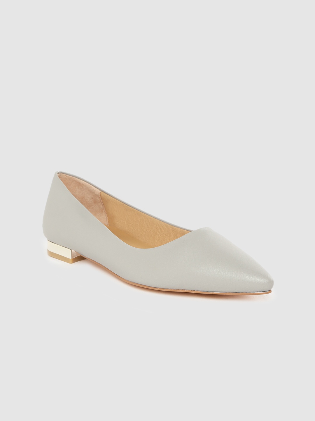 

Allen Solly Women Grey Solid Ballerinas