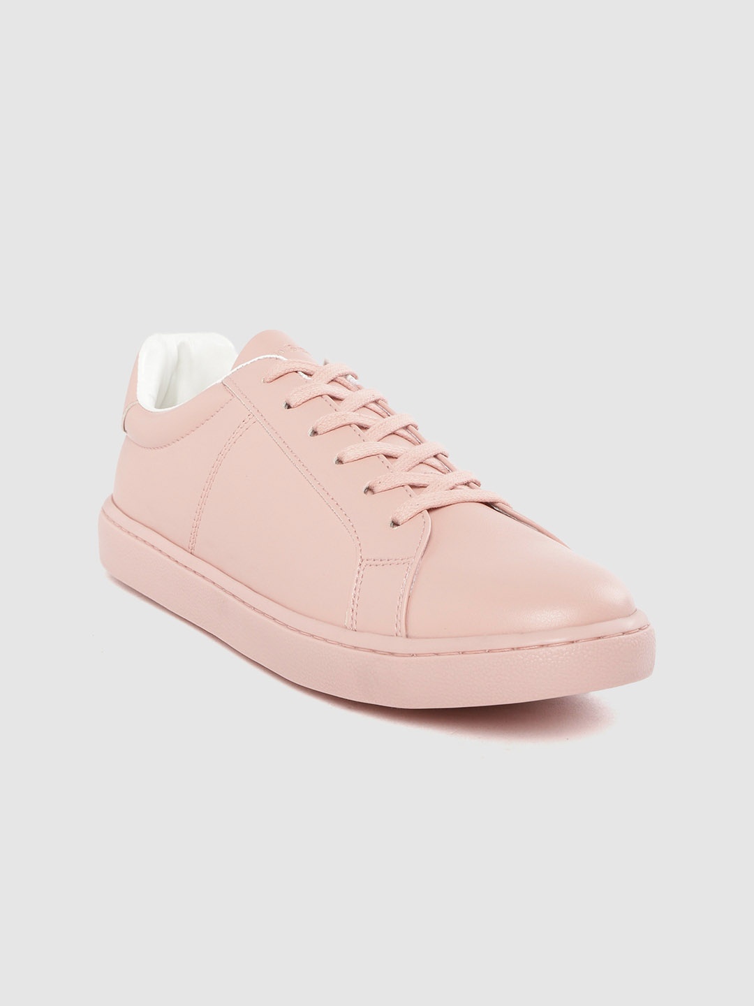 

Allen Solly Women Pink Solid Sneakers