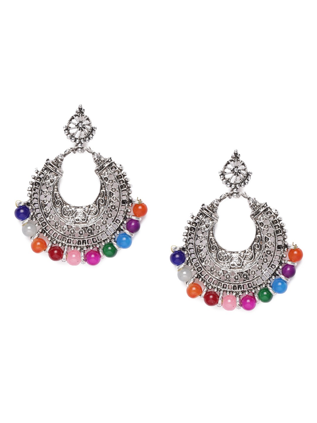 

Kord Store Silver-Plated Crescent Shaped Drop Earrings