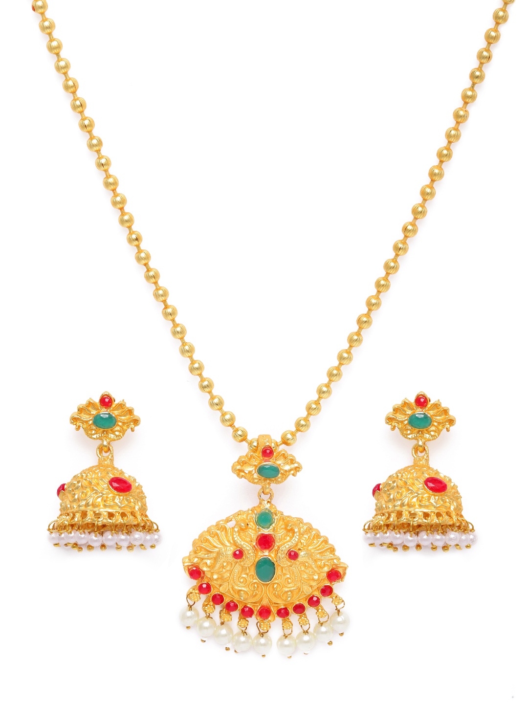 

Kord Store Gold-Plated Traditional Jewellery Set