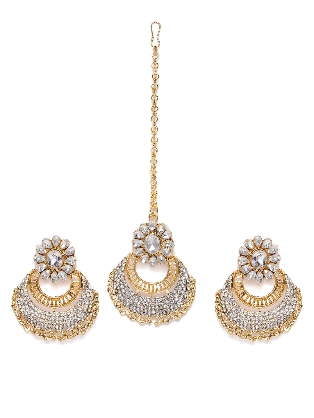 

Kord Store Gold-Plated Studded Jewellery Set