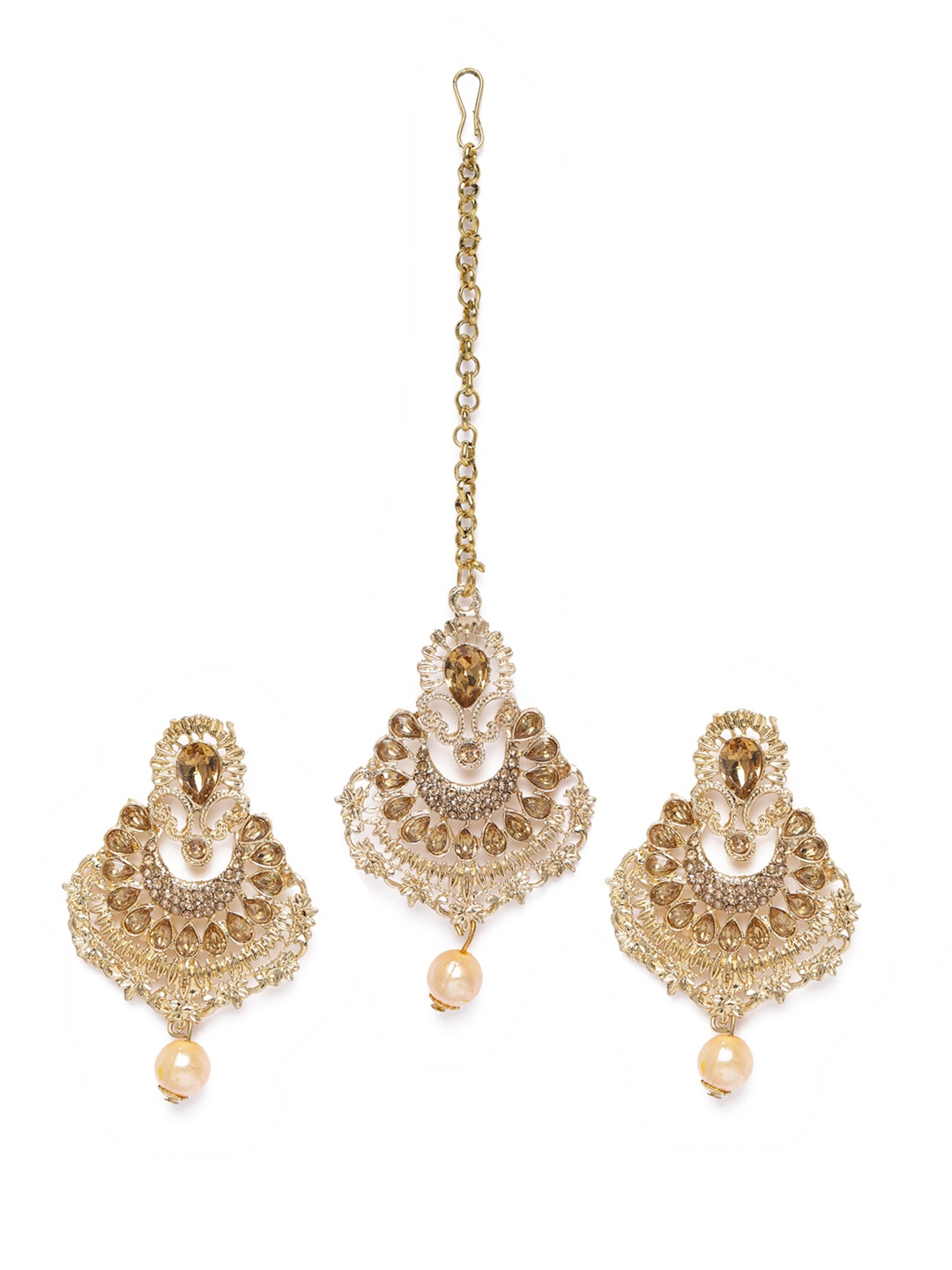 

Kord Store Gold-Plated Studded Jewellery Set