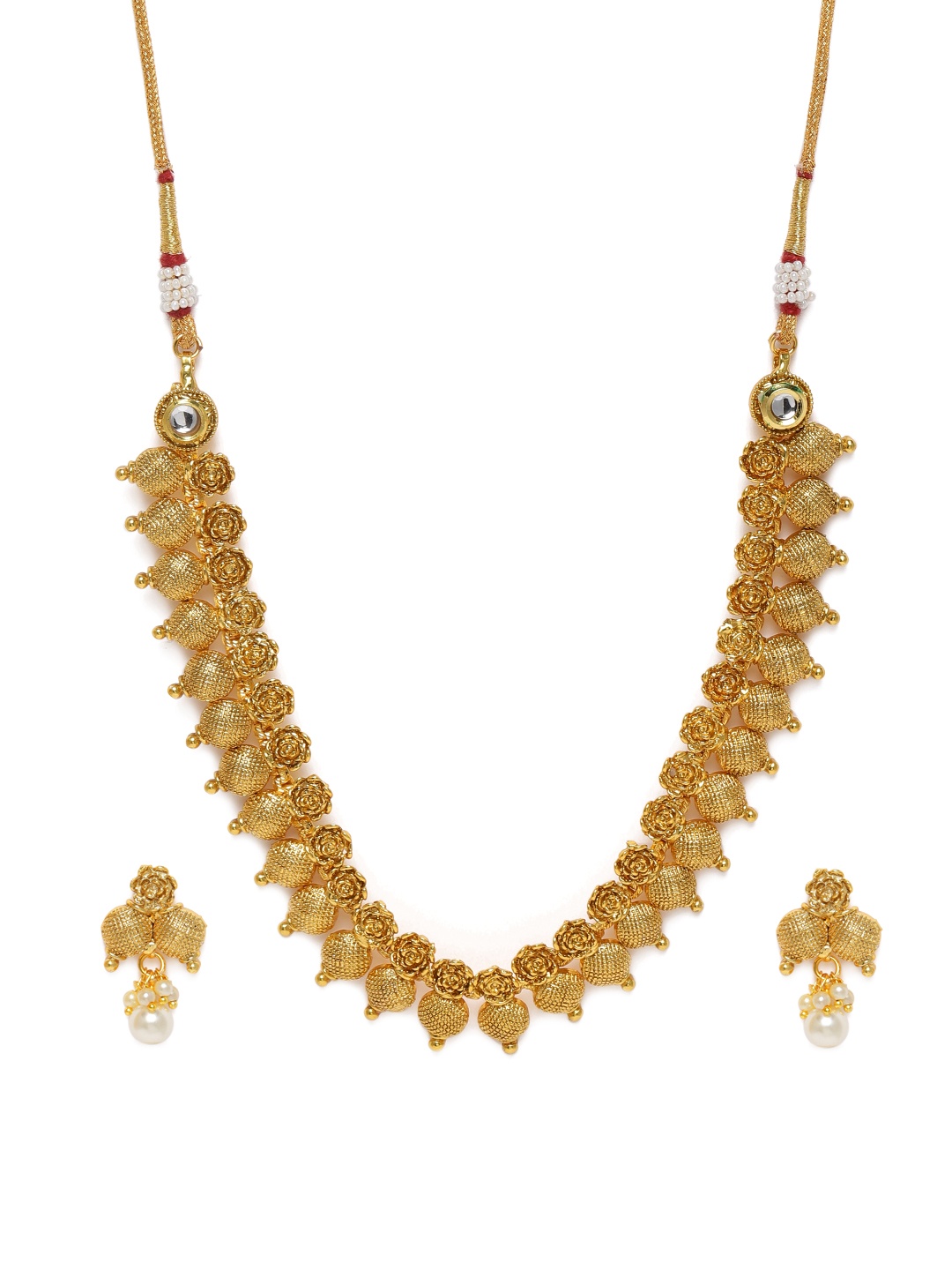 

Kord Store Gold-Plated Traditional Jewellery Set