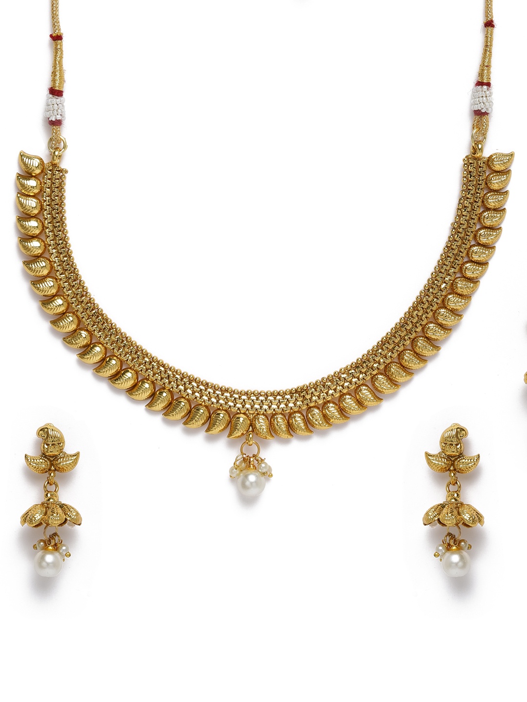 

Kord Store Gold Plated Studded Jewellery Set