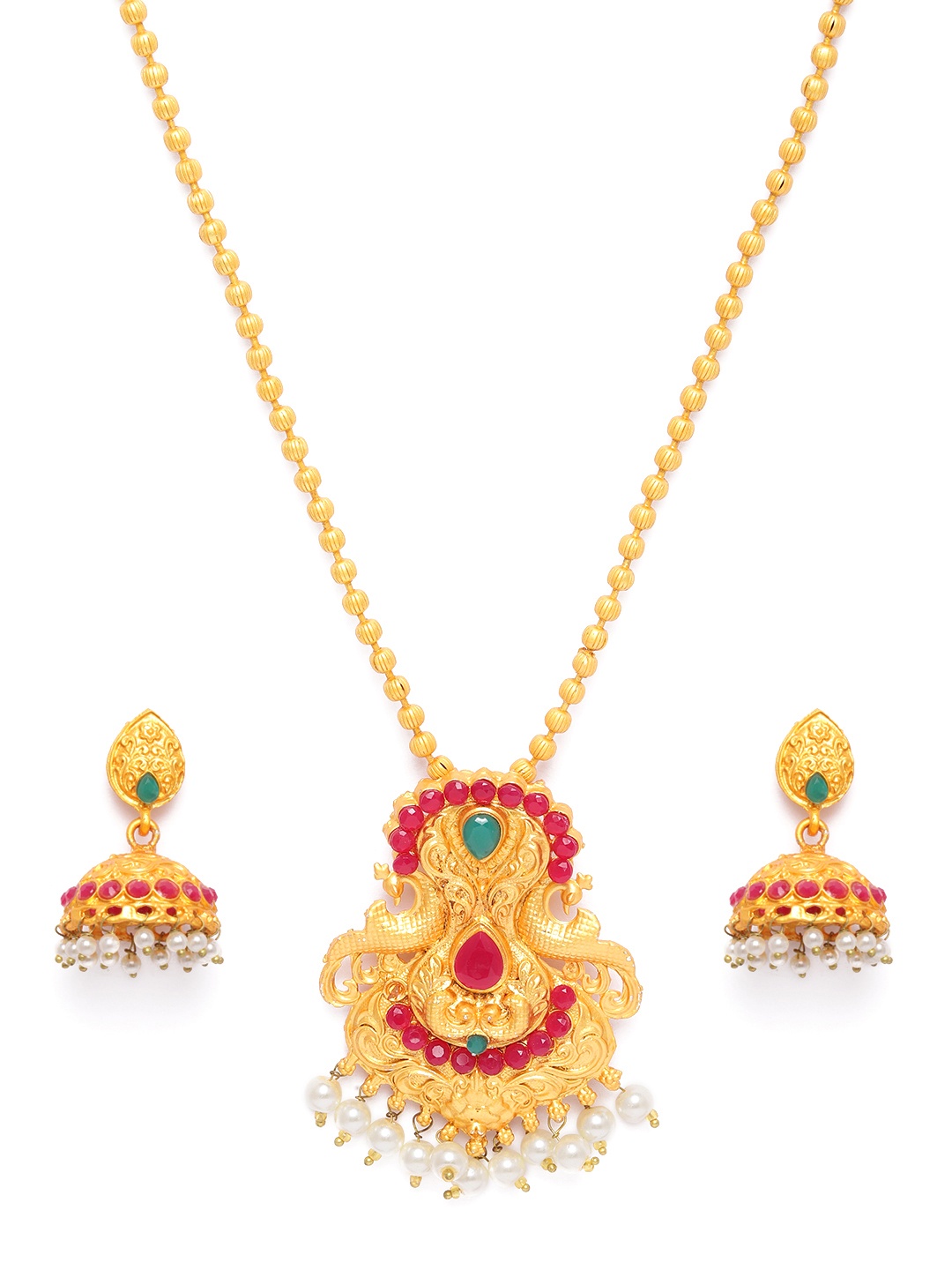 

Kord Store Gold-Plated Traditional Jewellery Set