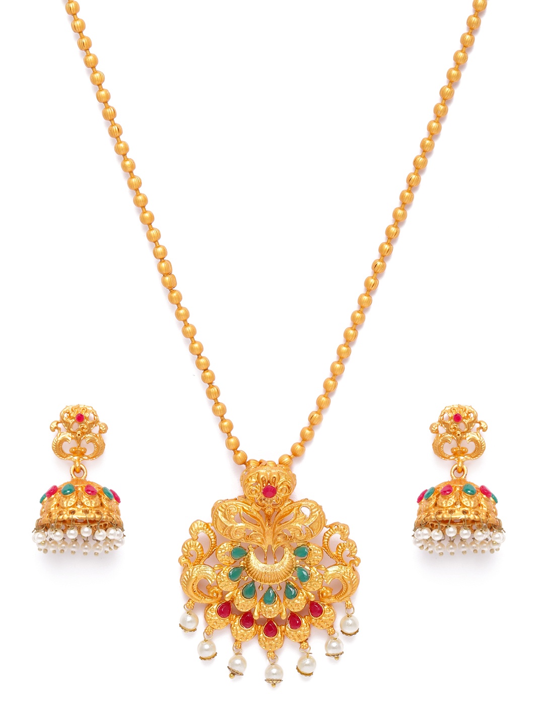 

Kord Store Gold-Plated Traditional Jewellery Set