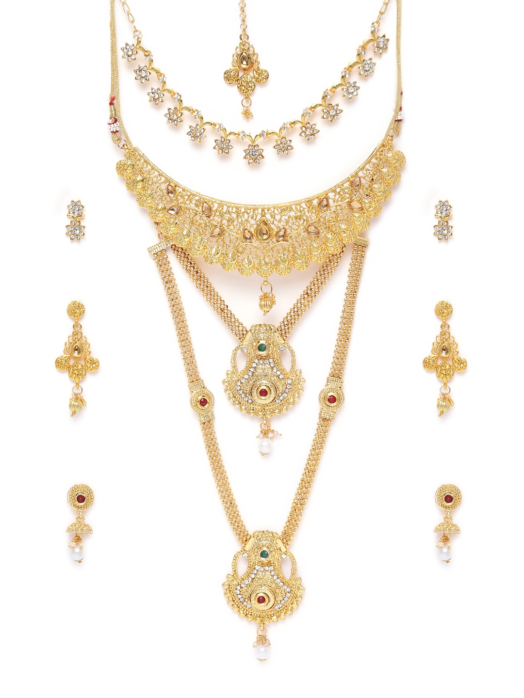

Kord Store Gold Plated Set Of 3 Jewellery Sets