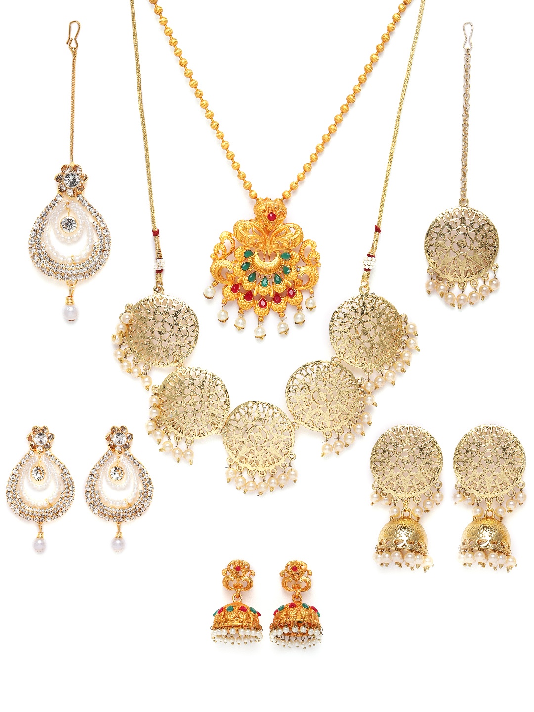 

Kord Store Gold Plated Set Of 3 Jewellery Sets